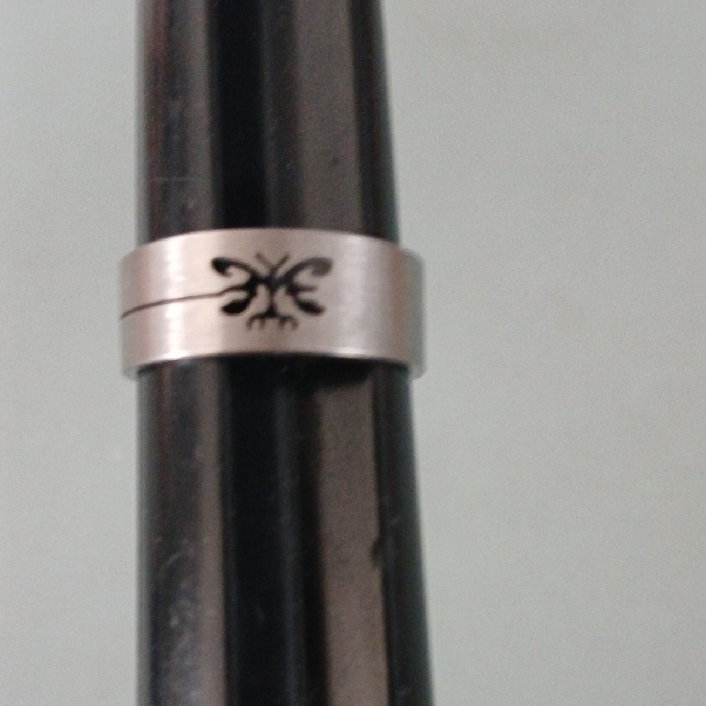 Stainless Steel Butterfly Ring 8.5 - Picture 2 of 3